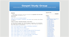 Desktop Screenshot of gospelstudygroup.org