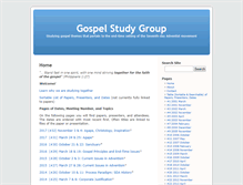 Tablet Screenshot of gospelstudygroup.org